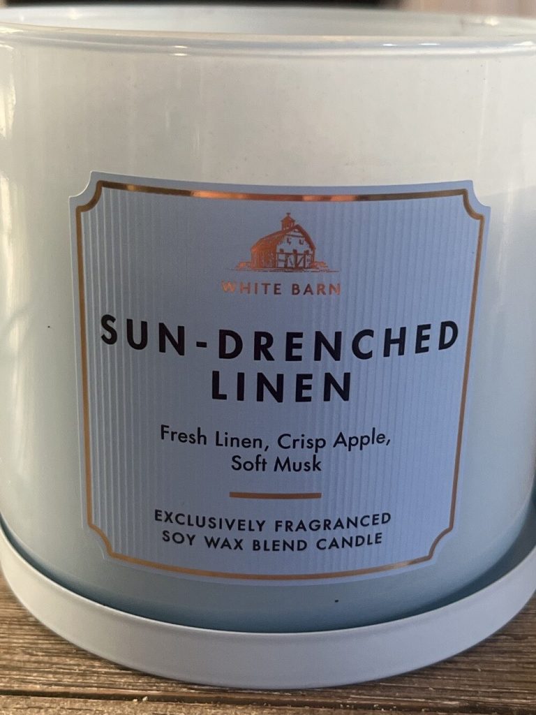 Candle SUN DRENCHED LINEN