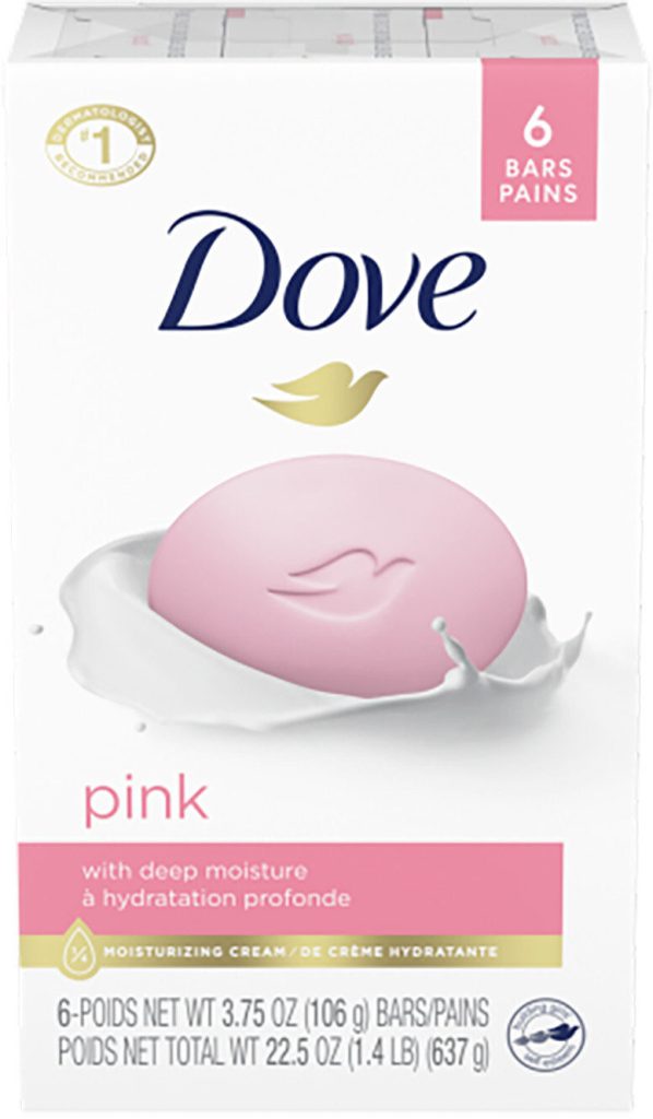Dove pink bar soap